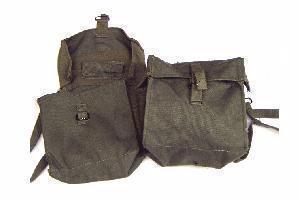 Double Kidney Pouch Genuine 58 webbing Pattern olive green Graded stock - main image