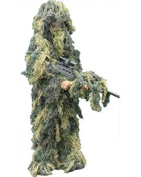 Kids Ghillie Suit Childrens Woodland Camo Ghillie Suit - main image