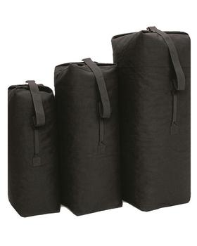 Kit Bag Black Army Style Kit bag Black Cotton Canvas Kit bag ~ New 3 Sizes - main image