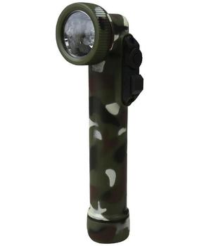 Super Camo Or Olive LED Angle Torch And Flash Light 4 Colour Red Blue Green And White - main image