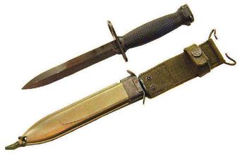 M7 Bayonet, Danish / US M8A1 Bayonet and Scabbard  - main image