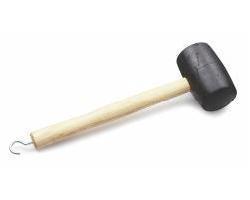 Rubber Mallet Camping Steel Mallets 16oz 24oz Or Wooden Hooked - main image