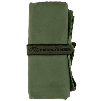 Fibre Soft Towel Highlander Olive Green Microfibre Absorbent Towel  - main image
