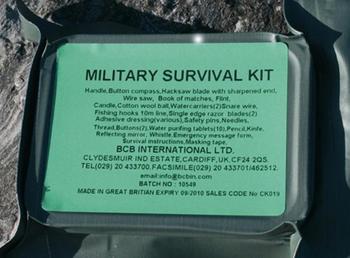 BCB Military Survival Tin Kit