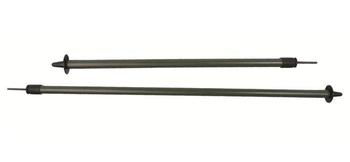 Basha Pole for Bivi Set of 2 Telescopic Expandable Bivvy Poles New Twist Lock  - main image