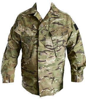 MTP MultiCam Tropical Combat Shirt ~ Button Front British Military Issue ~ Used Good - main image