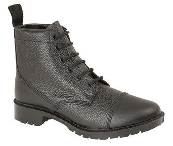Cadet Boot Black Grain Leather  - main image