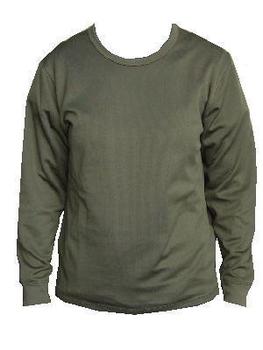 Thermal Top British Army Issue Current Issue Olive Green Thermal Long Sleeved Top, Used - main image