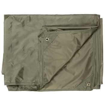 Water Proof Olive Tarpaulin Waterproof Shelter Groundsheet / Basha Various Sizes New - main image