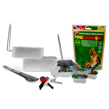 Outdoor Cooking Set BCB 14 Piece Outdoor Cookset Mess Tins Fuel And Flint CN020 - main image