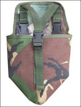 PLCE Spade Entrenching Tool Cover Woodland DPM Genuine Military Issue - main image