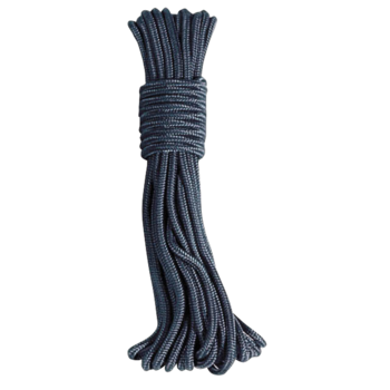 Black Rope 15 Metres Of Black General Purpose Utility Rope / Cord In 3 Sizes - main image