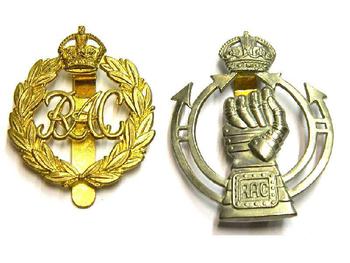 Royal Armoured Corps Cap Badges Selection Of RAC Cap Badges - main image