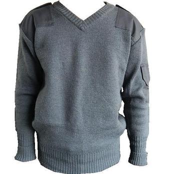 RAF Air Cadets Utility Pullover Wool Jumper V Neck RAF Pullover New And Used Graded Smooth Knit - main image