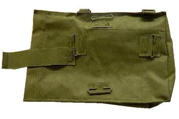 Swedish Gas mask roll top Rubberised bag - main image