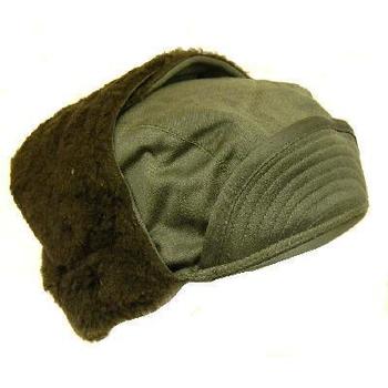 Green Trapper Hat Military Issue For Cold Climates - main image