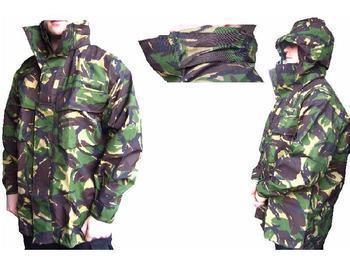 Goretex Jacket Woodland Camo DPM With Top Velcro Pockets And Hood Soldier 2000 Genuine Issue Graded - main image
