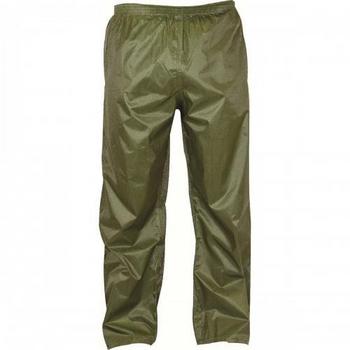 Stormguard Trousers Water Resistant Lightweight Packaway Olive Green Over Trousers - main image