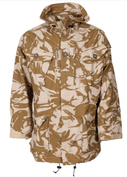 Desert DPM Windproof Smock New Desert General Service Jacket With Wire Hood - main image