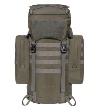 Forces Elite 44 Litre Molle Rucksack Army Style Pack Green Or Black, New - main image