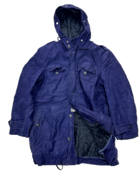 Navy Parka Dutch / German Military Issue Navy Blue Airforce Lined Winter Parker - main image