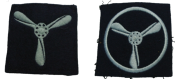 Senior Aircraftsman  / Technician Cloth Sleeve Badges Pack of  2 - main image
