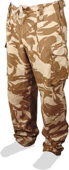 Desert Combat Trousers Genuine Lightweight Tea Bag style - Used Graded Condition - main image
