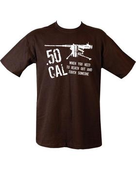 50 Cal Cotton T-Shirt Olive Or Black T Shirt, New - main image
