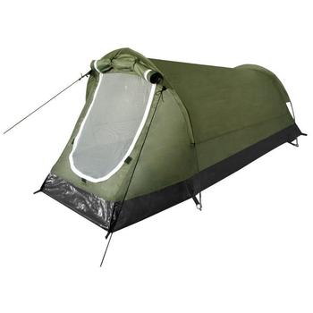 Tunnel Tent Olive Green 1 Or 2 Person Bivvy Style Lightweight Shelter New - main image