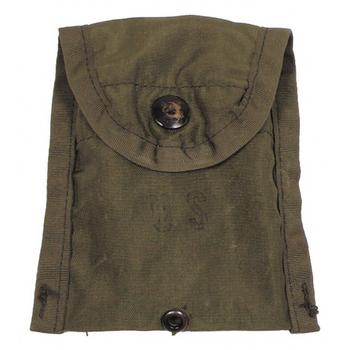 US Army Olive Green Nylon First Aid Kit FFD Pouch Vietnam Era - main image