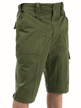 Used Olive Lightweight Shorts Military Issue Cut Down Shorts Used Graded - main image