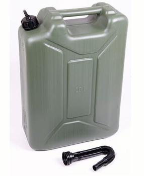 Olive Green / Black Military Style Tough 20 Litre Water Container With Spout - main image