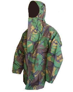 Vintage PVC Camo Waterproof Jacket