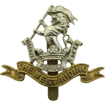 The Duke Of Wellington's West Riding Regiment Cap badge - main image