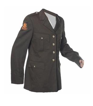 Brown Dutch Army Tunic Great For WWII Style US Military Conversion Super Tunic - main image