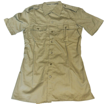 Military Issue Long And Short Sleeved Spanish Khaki Shirts - main image