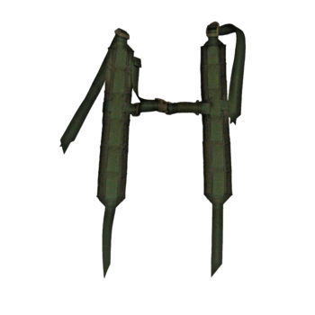 Strap Set Dutch Army Rocket Pouch Olive Green Or Woodland DPM  Straps - main image