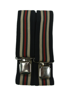 Adjustable Wide Clip On Braces /  Suspenders In Assorted Colours - main image