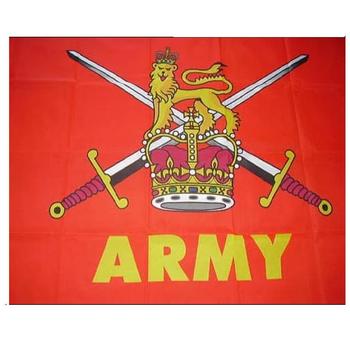 British Army Flag New Polyester 5ft x 3ft - main image