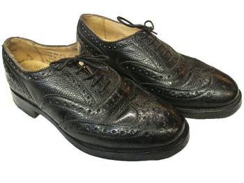 Black Brogue shoes - main image