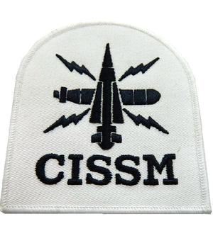 White Naval Badge CISSM Communication Information Systems Submariner Naval Badge - main image