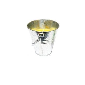 Citronella Candles Garden Candle In A Small Metal Bucket - Pack Of 3 - main image