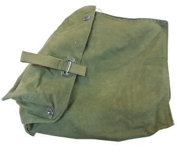 Danish Military Issue Olive Gas Mask Bag - main image