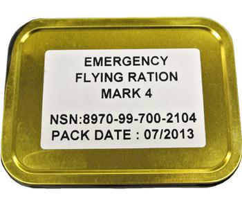 Emergency Flying Ration MK4 RAF Survival Contents unopened sealed in a tin - main image