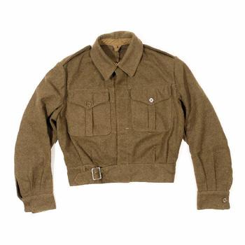 French Army Wartime Style Khaki Wool Battledress - main image