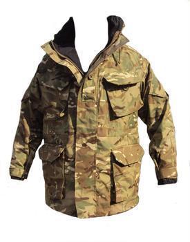 MTP Black Lined MVP Waterproof Combat Jacket / Smock PCS MTP Lined Jacket - main image