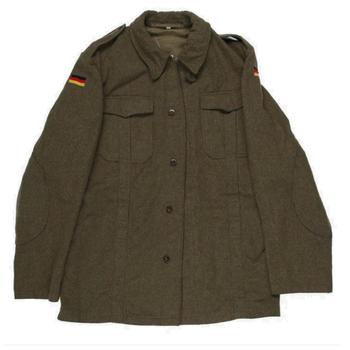 Vintage German Army Wool Drab Field Jacket / Tunic - Cold War Era - main image