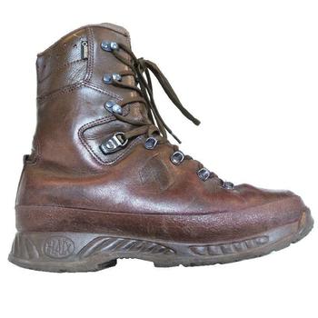 Haix Cold Wet Weather All Leather Brown Gore-tex Lined Genuine Issue High Liability Combat Army Boots - main image