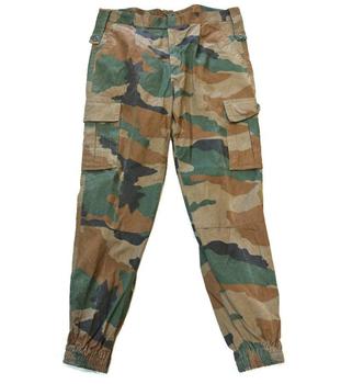 Camo Print Cargo Pant – Blue Army India