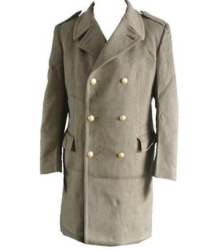 Assorted military issue khaki great coats 